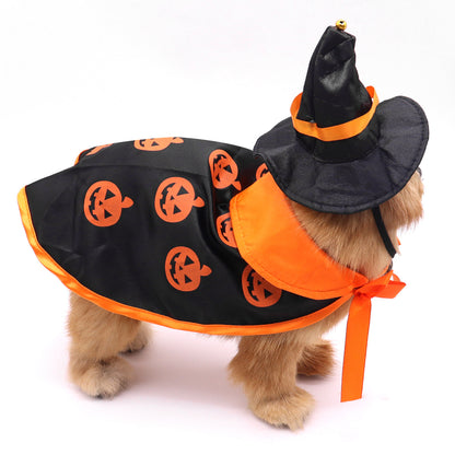 Halloween Pet Costume Cape & Hat