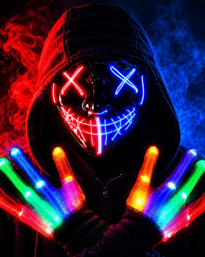 Halloween Led Mask by Shevra Ventures™